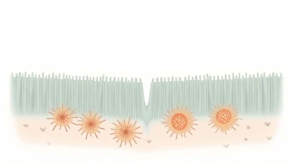 Gut-immune axis diagram showing how intestinal permeability and dysbiosis contribute to autoimmune disease development